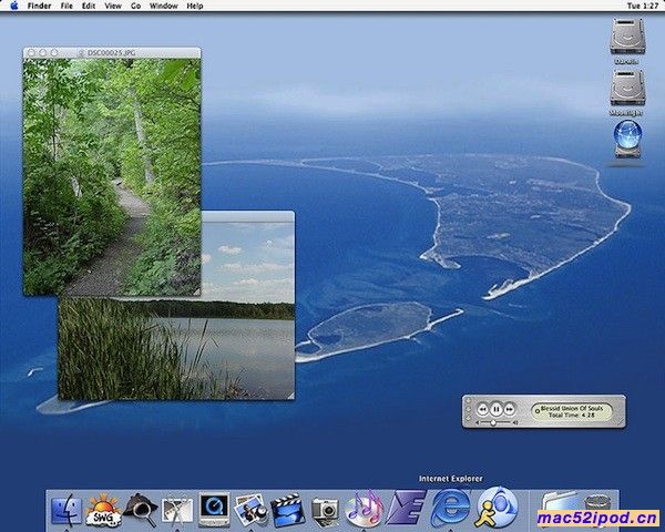 苹果Mac OS X 10.1 Puma操作系统界面