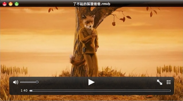 MPlayerX播放器界面