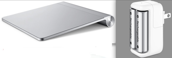 苹果Magic Trackpad无线触控板和Battery Charger电池/充电器套装