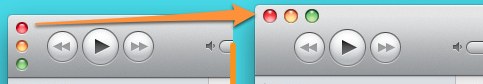 将苹果 iTunes 10 左上角三个按钮布局改回以前横向排列