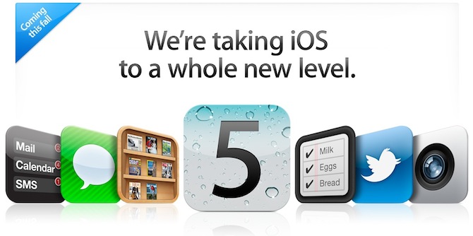 苹果 iOS 5 系统海报