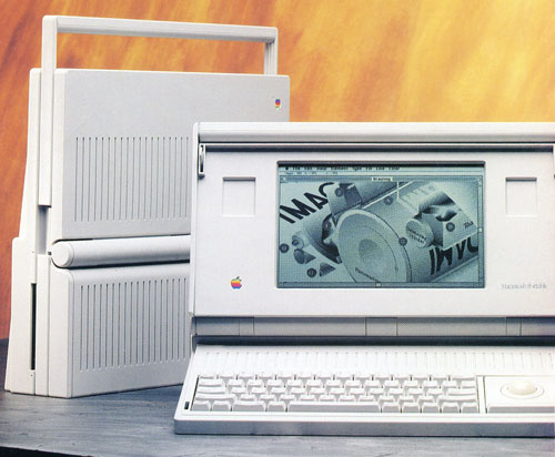 第一台苹果笔记本电脑：Macintosh Portable