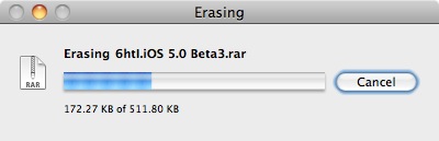 苹果电脑Mac OS X系统下彻底安全删除回收站文件，使其无法通过数据恢复复原的免费软件：Permanent Eraser