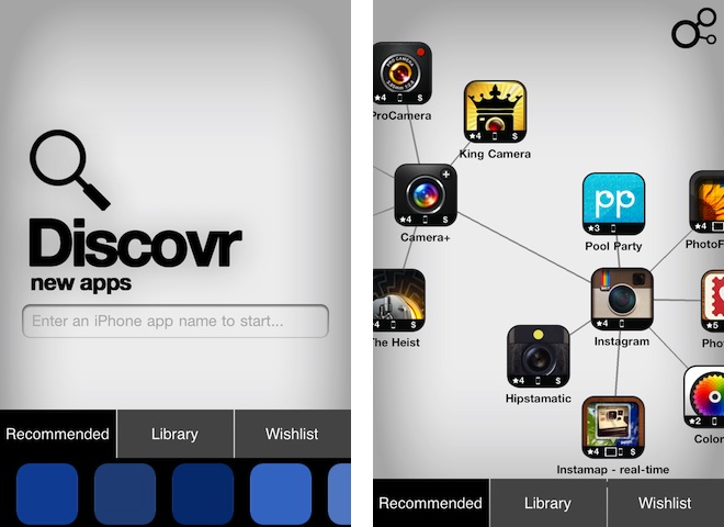 苹果 iOS 设备上自动寻找相关 App 的免费应用：Discover Apps
