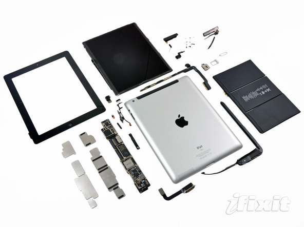 第三代苹果 iPad 的所有零件