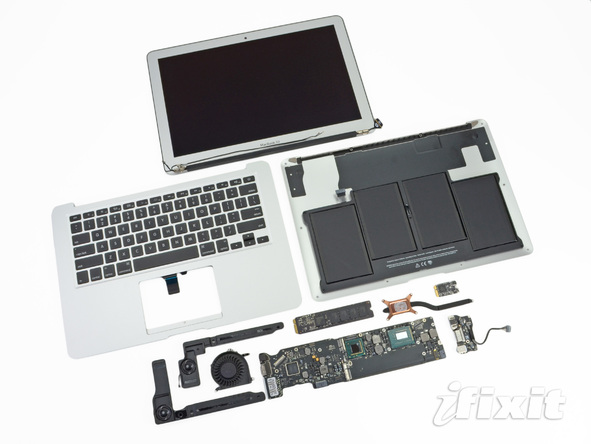 2012 款苹果 MacBook Air 笔记本电脑的所有零件