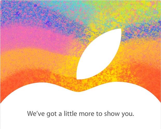 苹果 10 月 23 日新品发布会邀请函