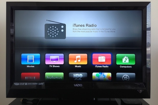 苹果为 Apple TV 增加 iTunes Radio 音乐电台