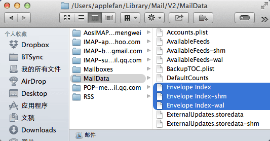 Mac技巧之苹果电脑自带的电子邮件客户端 Mail.app 总是显示有一封未读邮件的解决方法