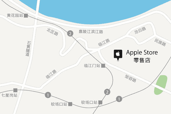 重庆解放碑 Apple Store