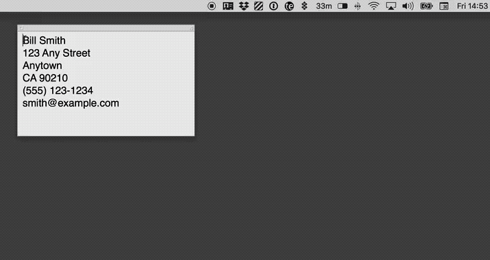 Mac技巧之鼠标选中信息后一键添加到苹果通讯录的 PopClip 扩展：Cardhop
