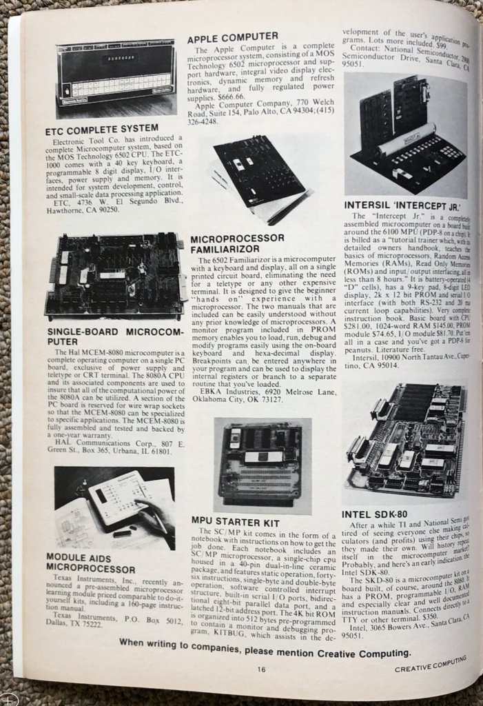 40 多年前 Apple I 在杂志上的广告