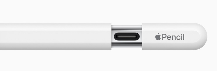 支持 USB-C 充电的 Apple Pencil