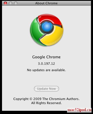 Google Chrome for Mac苹果电脑浏览器3.0.197.12版
