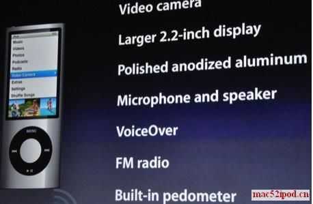 新款苹果iPod Nano，总体特点
