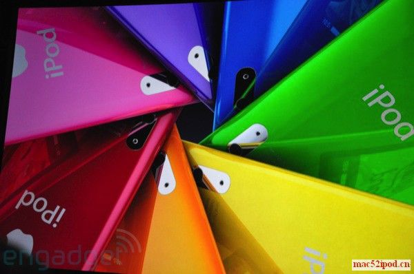 新款苹果iPod Nano，背面全家福