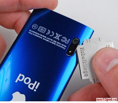 09新款苹果iPod Nano拆解及零件组图：撬开摄像头
