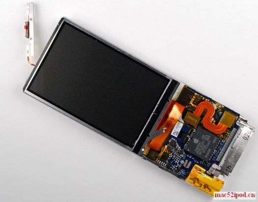 09新款苹果iPod Nano拆解及零件组图：主板全览