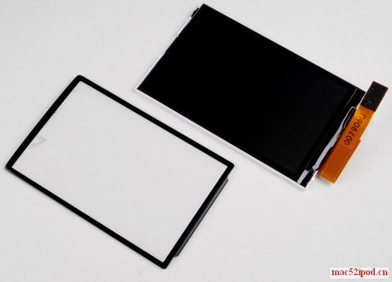 09新款苹果iPod Nano拆解及零件组图：屏幕特写