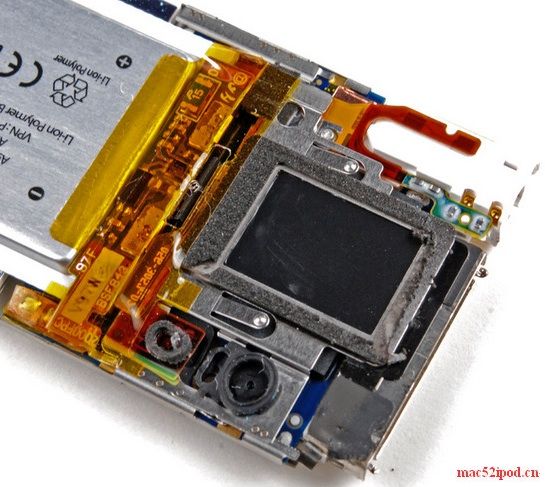09新款苹果iPod Nano拆解及零件组图：外放喇叭扬声器