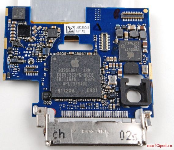 09新款苹果iPod Nano拆解及零件组图：主处理器，ARM架构
