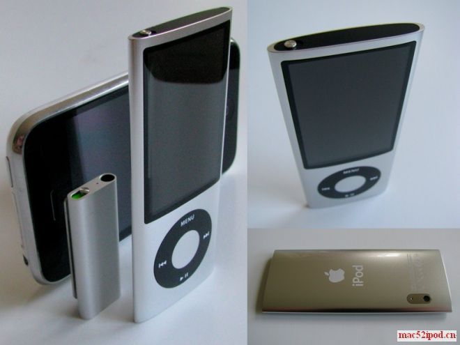 第五代苹果iPod Nano开箱组图：和iPod touch、iPod Shuffle对比