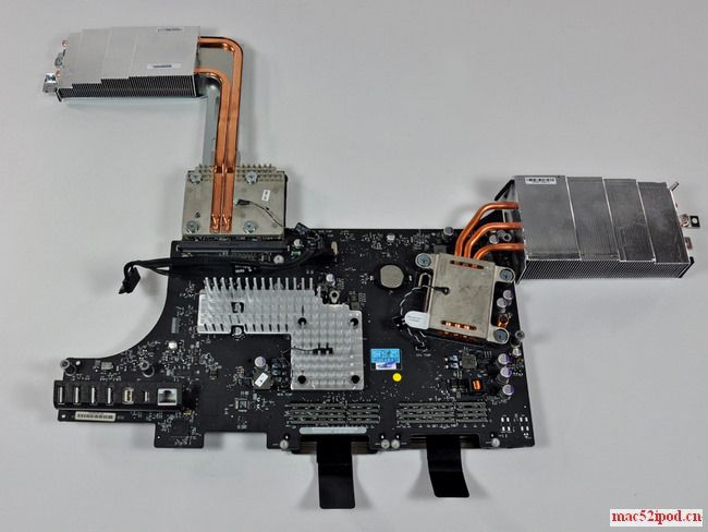 09款新一代苹果iMac台式一体机电脑主板特写照片