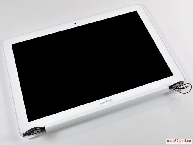 新一代苹果Macbook笔记本电脑显示器屏幕特写照片