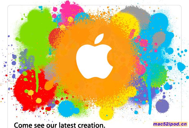 Apple Come see our latest creation 新品发布会海报