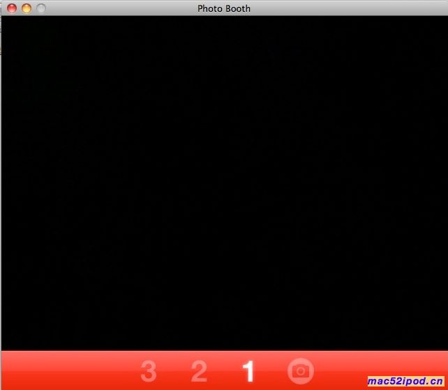 苹果电脑Mac OS X系统的Photo Booth程序截图