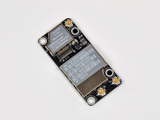 i5/i7处理器版苹果Macbook Pro笔记本电脑的蓝牙模块和WiFi无线网卡（AirPort）