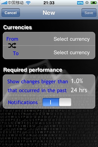 苹果iPhone手机、iPod touch上查看汇率的软件：iCurrency Plus