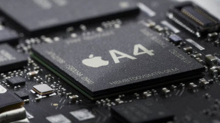 苹果iPhone 4手机和 iPad 平板电脑上用的Apple A4处理器