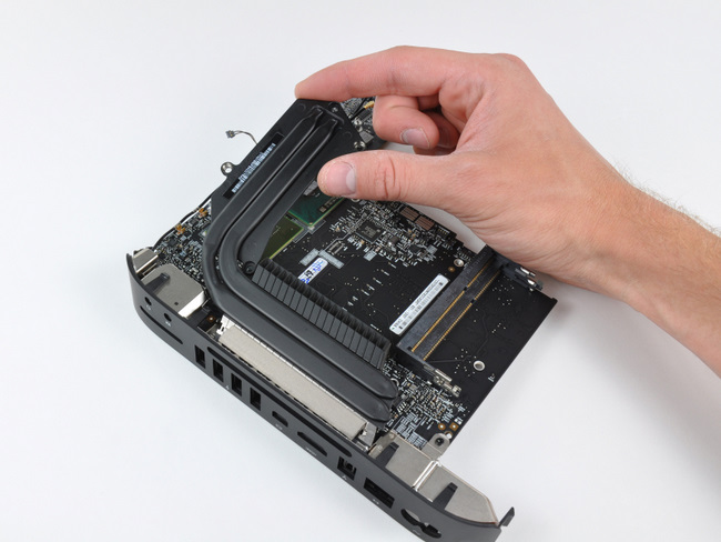 苹果Mac Mini的热管散热器