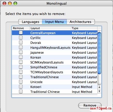 MAC使用技巧之苹果电脑硬盘瘦身免费软件:monolingual