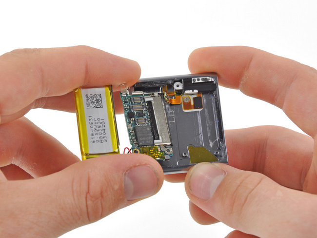第六代苹果 iPod nano 的电池