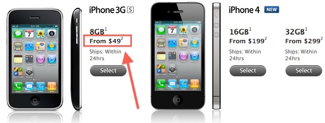 苹果iPhone在美国的售价