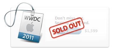 苹果 WWDC 2011 大会门票卖光