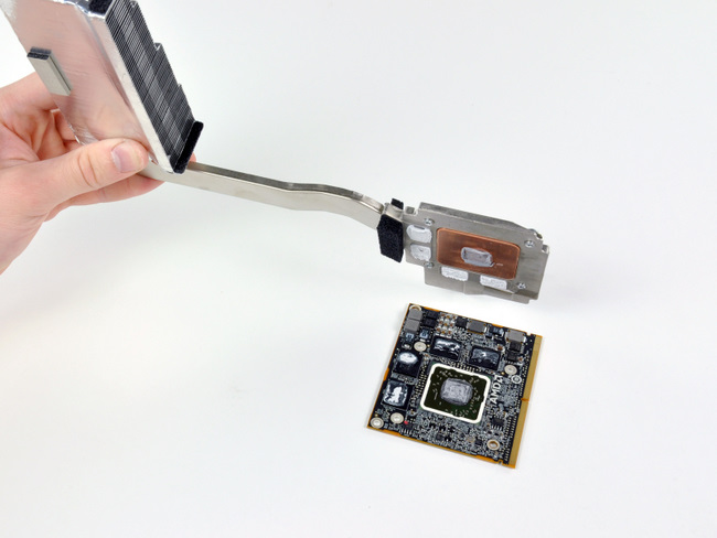 2011年新款苹果 iMac 的 GPU 热管散热器