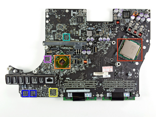 2011年新款苹果 iMac 的主板