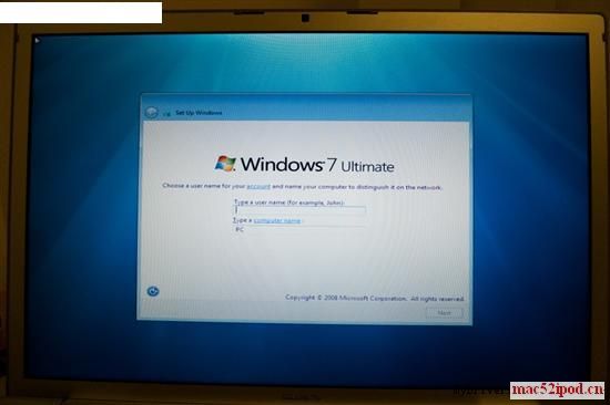 苹果电脑MacBook Pro安装Windows 7的方法