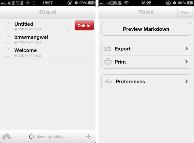 Byword for iPhone 截图