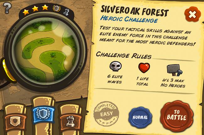 苹果 iPhone、iPad 上最好的塔防游戏：Kingdom Rush