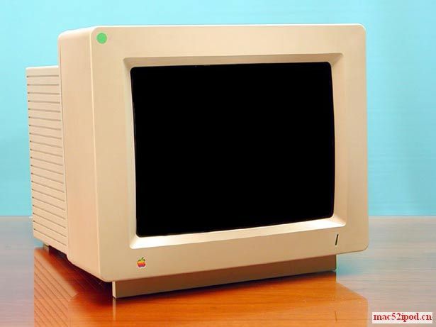 1986年推出的AppleColor RGB显示器- 苹果电脑的第一款640x480分辨率独立显示器。