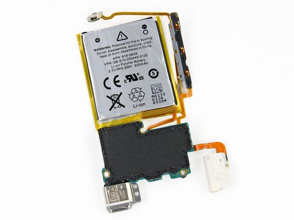 第七代苹果 iPod nano 的主板