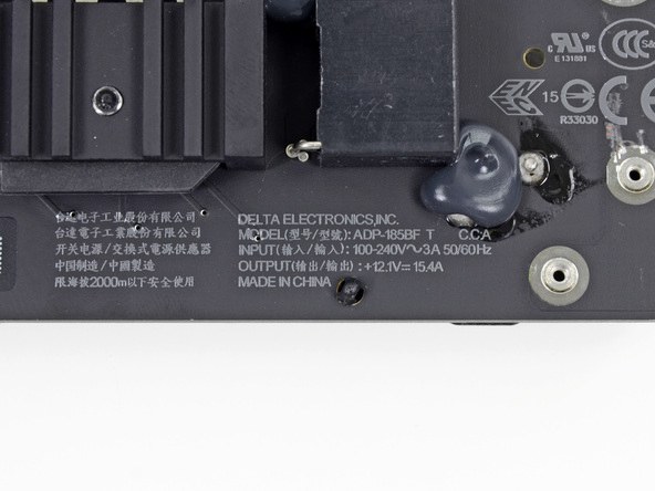 超薄苹果 iMac 的电源