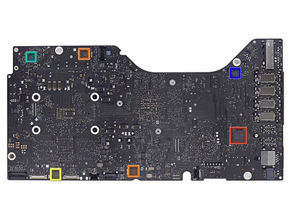 超薄苹果 iMac 的主板