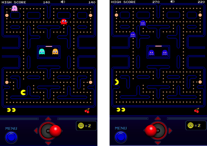 苹果 iOS 上经典老游戏：PAC-MAN（吃豆人）