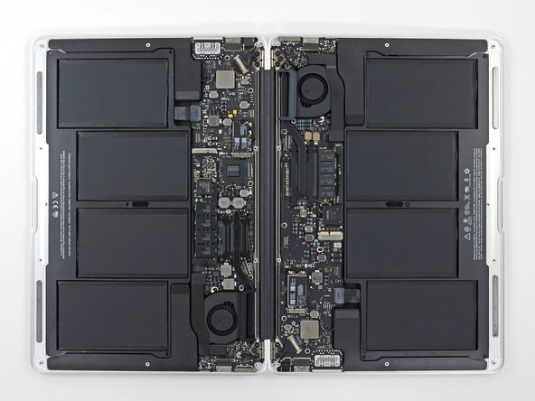 2013 款苹果 MacBook Air 笔记本电脑拆机组图