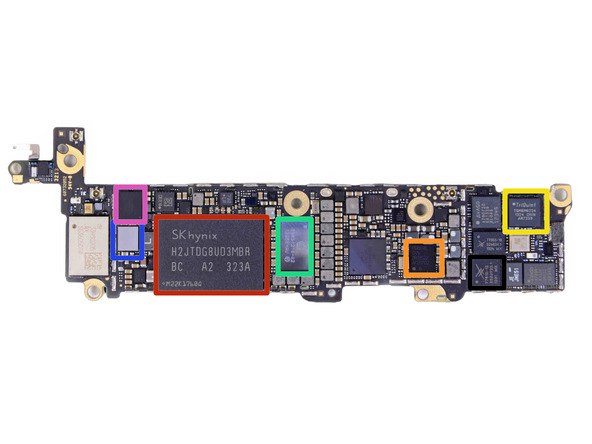 苹果 iPhone 5s 拆机组图